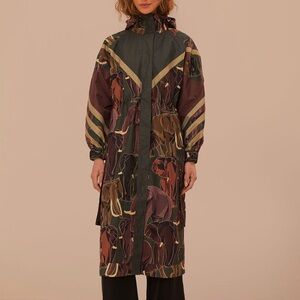 FARM RIO Elephants Raincoat NWT